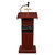 Oklahoma Sound 800X- My/LWM-7 Orator Lectern & Headset Mic, Mahogany