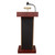 Oklahoma Sound 800X- My/LWM-7 Orator Lectern & Headset Mic, Mahogany