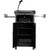 Pemberly Row 46" Sound Lectern with Battery, Multimedia Podium with Storage, Pull-Out Shelves & Casters, Charcoal
