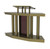 FixtureDisplays® Large Church Pulpit, Deluxe Podium Lectern, Debate Speech Wedding Event Funeral, 67.3 X 46 X 22" 14315+2X14317-NF