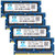 32GB DDR3 RAM 32GB Kit (4x8GB) DDR3/DDR3L 1600MHz PC3-12800 /PC3L-12800S CL11 1.35V/1.5V 2Rx8 SODIMM 204 Pin Unbuffered Non ECC Laptop Memory Upgrade
