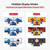 AV Access Docking Station KVM Switch 1 Laptop & 2 Desktop PCs, Dual 4K@60Hz Monitors, EDID Emulation, 100W USB-C Charging, Gigabit Ethernet,High Refresh Rates,Ideal for Gaming, Office & Creative Work