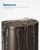 Garvee 13 gal / 50 L Metal Kitchen Trash Can with Lid, Large Rustproof Garbage Can for Kitchen, Step-on Trash Bin with Inner Bucket, Rear Handle, Soft Close Lid, Brown