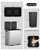 Lovewind Trash Can, 2 x 10.5 Gallon (2 x 40 L) Garbage Can for Kitchen Dual Compartment Recycling Kitchen Step Trash Bin, Stainless Steel Trash and Recycle Bin Combo with Soft-Close Lid, Silver