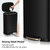 KdbK 13 Gallon Trash Can with Lid, 50L Fingerprint Proof Stainless Steel Kitchen Trash Can with Removable Inner Bucket and Lid Soft Close, Pedal Rubbish Bin for Home Office, Black