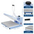 16x24 Heat Press, Digital Professional Sublimation Machine, Fast Heating, Industrial Quality with Adjustable Pressure Industrial Digital Heat Press Machine Sublimation for T-Shirt, Light Blue