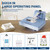 16x24 Heat Press, Digital Professional Sublimation Machine, Fast Heating, Industrial Quality with Adjustable Pressure Industrial Digital Heat Press Machine Sublimation for T-Shirt, Light Blue