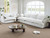 Lopzeho 114” Oversized Modular Sectional Sofa, Comfy Down Fill Cloud Couch, 3 Seater Modular Sofa Couch with One Single Seat, Convertible Sectional Couches for Living Room, Linen, Cream White
