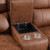 CANMOV Faux Leather Manual Reclining Sofa Furniture Set, Manual Recliner Chair, Manual Loveseat and 3 Seat Recliner Sofa Couch Set for Living Room,Brown