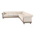 Merax Chesterfield Sofa, Retro Upholstered 6 Seater Rolled Arm Couch for Living Room Bedroom Office, Beige