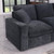 Ball & Cast 146" Oversized Modular L-Shaped Sectional Sofa,Large Chenille Upholstered Couch 8 Seat with Movable Ottoman&2 Pillows,Comfty Sectionals W/Wide Armrest&Deep Seat,for Living Room,Dark Gray