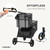 VOOMcart™ Patented Foldable Shopping Cart | Lightweight Aluminum | Easy-Maneuver Ergonomic Design | Swivel Wheels | Compact & Durable | 70 lb Capacity | Ideal for Groceries | Gray