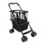 Folding Shopping Cart, Grocery Cart with Removable Basket, Removable Shopping Bag with Carry Strap, 80.85QT Upper&Lower Capacity, with 360° Swivel Wheels, Portable Personal Shopping Cart