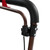 ZBXGJKSY Foldable Shopping Cart with Seat, Heavy Duty Foldable Shopping Cart with Seat Shopping Carts for Seniors with Double Brake & Footrest Overall Capacity 220.46 Lbs for Walk, Travel (Flower)