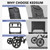 KEDSUM 3 in 1 Shopping Cart with Wheels, 60L/250LBS Multi Use Grocery Cart with 7" Big Wheels & Removable Waterproof Bag, Personal Shopping Carts for Groceries, Telescoping Handle & Thickened Steel