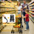Folding Shopping Cart with Wheels, 80lbs Capacity Shopping Carts for Groceries, Detachable Baskets & 360°Swivel Wheels Collapsible Shopping Carts with Double Basket for Laundry, Camping, Transport