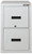 Fire Resistant File Cabinet - Light Weight, fire Rated, One File Drawer & Safe