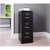 Home Square Set of 2 3 Drawer - Letter Width - Vertical File Cabinet - Black