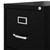 Scranton & Co 25" D Metal 4-Drawer Letter Width Vertical Filing Cabinet in Black, Lockable, Sturdy Steel Construction, Office and Home Use, Durable Storage for Documents and Files