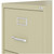 Scranton & Co 22" 4-Drawer Metal Letter Width Vertical Filing Cabinet in Beige, Lockable, Sturdy Steel Construction, Office or Home Use, Durable Letter Size File Storage