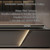 Modern L-Shaped Executive Desk with Drawers, Wooden Office Desk with Hidden Power Outlet, Digital Combination Lock, Aluminum Inlaid Desktop for Home & Professional Office