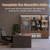 Huariifowm 71" L-Shaped Executive Desk with Reversible Return, Locking Drawers, Built-in Power Outlet & LED Accent Light, Modern Office Desk with Storage and Privacy Panel, Walnut & Graphite Gray