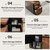 Epecoya Executive L-Shaped Desk with Storage Cabinet, 78-Inch Large Home Office Desks with Power Outlet and Lateral File Cabinet, Modern Computer Desk with Drawers and Open Shelf, Brown Black