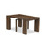 Luxe by East West Furniture X07X1-B08-04 9-Pc Dining Room Set contains an Extendable Rectangle Kitchen Table and 7 Stackable Polyester Dining Chairs and 1 Modern Bench, 39x120 Inch, Antique Walnut