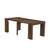 Luxe by East West Furniture X07X1-B08-04 9-Pc Dining Room Set contains an Extendable Rectangle Kitchen Table and 7 Stackable Polyester Dining Chairs and 1 Modern Bench, 39x120 Inch, Antique Walnut