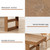 70.9” to 86.6” Extendable Dining Table for 8-10 Person, Modern Expandable Table with U-Shaped Wooden Legs, Dining Table for Dining Room, Kitchen, Living Room, Walnut
