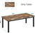 GAOMON 78.7 Inch Long Kitchen Table for 6-8, Dining Room Table for Kitchen Living Room, Large Rectangular Dinner Tables, Industrial Indoor Restaurant Tables with Sturdy Metal Frame(Only Table)