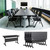 Modern Conference Table, Folding Conference Table with Wheels, Flip Top Mobile Meeting Table for 2-30 Person, Modular Seminar Training Room Table for Meeting Conference Room (4, Dark Grey, 70.8")
