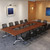 6-8 Person Conference Table Folding Conference Table for Office,Training, Seminar,Schools Modern Wood Conference Meeting Room Table Large Rectangular Conference Room Tables (4, Walnut 2, 63in)