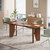 Tribesigns 5.3ft Conference Table for 4-6 People, Rectangular Conference Room Table, Large Wooden Meeting Table for Office, Brown