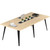 Homall 8FT Conference Table, 94.48L x 47.24W x 29.92H Inches Meeting Table with Cable Grommets, Seminar Boardroom Table Workstation for Office Conference, Meeting Room (Light Wood Grain)