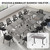 bbyekctc Conference Room Table on Wheels 6 Pack Folding Modern Mobile Conference Table Rectangle Foldable Large Meeting Training Tables for Office Classroom(6, Oak Grey, L47.2 in)