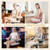 Vigosit Criss Cross Office Chair, Plush Oversized for Cross-Legged Sitting, Adjustable Arms & 360° Swivel Casters - for Home Office, Study, Gaming, Vanity, Comfortable Computer Chair(Grey)