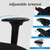 YFO Big and Tall Office Chair 500LBS - Computer Desk Chair with Adjustable Lumbar Support, Heavy Duty Ergonomic Mesh with 360 Rotation 4D Arm and Extra Wide Comfty Seat, Quiet Wheels for Adults, Black