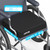 AUVON Cooling Gel Wheelchair Seat Cushion for Sciatica, Back, Pressure Sore and Ulcer Pain Relief, Breathable Memory Foam Chair Cushion with Waterproof Silk Fabric, Removable Strap, Anti-Slip Cover
