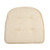 Klear Vu Omega Non-Slip Chair Cushions, Assembled in USA, U-Shaped Skid-Proof Seat Pads for Dining Room, Kitchen, Office, 15"x16" 4 Pack Slub Natural 4 Count