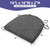 IPYNBAP Chair Cushions for Dining Chairs with Ties and Removable Cover, Dining Kitchen Chair Pads with Non-Slip Bottom, High-Resilience Indoor Seat Cushions, 16'' x 16'' x 2'', Set of 4, Dark Grey