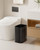 Cesun 3.4 Gallon Bathroom Trash Can, Small Office Garbage Can, Slim Metal Waste Basket for Bedroom, Dorm, Toilet, Near Desk, Under Sink, RV (Black)