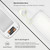EKO Automatic Bathroom Trash Can with Lid, 2.6 Gallon Slim Touchless Garbage Can, Waterproof Motion Sensor Trash Bin for Bathroom, Office, Kitchen, White