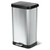 Glad Stainless Steel Step Trash Can with Clorox Odor Protection | Large Metal Kitchen Garbage Bin with Soft Close Lid, Foot Pedal and Waste Bag Roll Holder, 20 Gallon, Stainless
