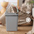 Yatmung 2.5 Gallon Motion Sensor Trash Can - Automatic Trash Can Touchless - Smart Trash Bin with Lid - Electric, Narrow, Plastic, Auto Open, Office, Bedroom, Bathroom - Small Garbage Can (Grey)