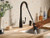 Matte Black MotionSense Wave One-Handle Touchless Kitchen Faucet