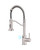 Faucet with Pull Down Sprayer,Brushed Nickel Motion Sensor Kitchen Sink