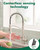 Faucet with Pull Down Sprayer,Brushed Nickel Motion Sensor Kitchen Sink