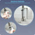 Faucet with Lock Sprayer,Single Handle Spring Stainless Steel