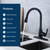Faucet with Pull Down Sprayer, Low Single Handle